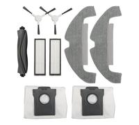 Moliuoly Kit d'accessoires de nettoyage avec brosse principale, brosses latérales, filtres, sacs à poussière et lingettes pour robot aspirateur D10 Plus Gen, sacs à poussière et lingettes pour robot