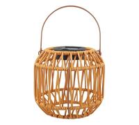 Moliuoly Lanternes solaires élégantes : lampes élégantes à l'aspect rotin pour l'extérieur
