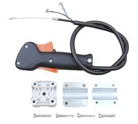 Moliuoly Levier de poignée d'accélérateur et support compatible avec les débroussailleuses Stihl FS75 FS80 FS85, câble d'accélérateur de rechange, poignée de câble d'accélérateur pour accessoires de