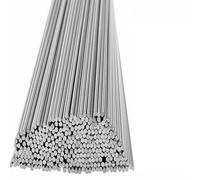 Moliuoly Lot de 100 tiges de soudage en aluminium avec âme à flux - Diamètre : 1,6 mm - Longueur : 50 cm - Pour brasage dur et réparation d'alliage d'aluminium à haute résistance