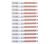 Moliuoly Lot de 12 marqueurs multifonctions à pointe longue et trou profond pour le travail du bois, la décoration de meubles, pointe de 20 mm, à base d'huile