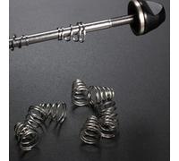 Moliuoly Lot de 4 attaches rapides avec ressort, tige de serrage rapide pour vélo, levier, pièces de moyeu