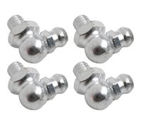 Moliuoly Lot de 4 graisseurs en fer galvanisé M6 x 1 mm 90 degrés métriques