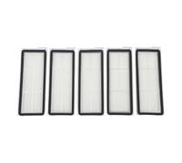 Moliuoly Lot de 5 filtres de rechange pour Roborock QV 35A/35S, Qrevo S5V/S/Pro/Master/Plus/Curv/Edge/Slim, Saros 10/10R, S8 MaxV Ultra - Blanc
