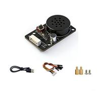 Moliuoly Module de reconnaissance vocale hors ligne pour interface série, capteur programmable avec UART/IIC, détection de champ lointain 5 m, port de type C pour maison intelligente et robotique