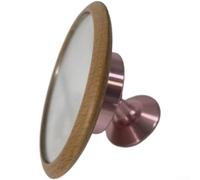 Moliuoly Objet d'observation d'expresso rotatif à 360° avec verre HD - Analyse du débit pour outils Barista - Base magnétique pour machines à café - Accessoires argenté (rose)