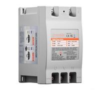 Moliuoly Onduleur de phase numérique 2HP 7A pour moteurs à courant tournant - 220-240 V monophasé sur triphasé - Compact avec protection contre les surcharges et redémarrage automatique - Pour atelier