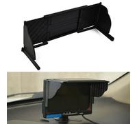 Moliuoly Pare-soleil GPS pour 8 pouces pour navigateur, visière anti-éblouissement en ABS, couverture antireflet pour améliorer la visibilité dans la voiture, montage facile sans rayures, noir