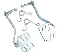 Moliuoly Pédale d'accélérateur et pédale de frein avec ressorts de retour pour 196Cc/212cc 6.5HP Go Kart - Remplacement pour OEM 9503/9502 - Pour Road Rocket, Azusa, Carter, pour Radio Flyer