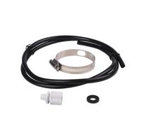 Moliuoly Pièce de Raccords pour Chlorinateur de Piscine Compatible avec Hayward CL200 CL220 CLX220GA, Ensemble Collier de Serrage Écrou et Tuyau, Matériau Durable Blanc pour Purification d'eau