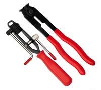 Moliuoly Pince à manchette articulée CV 0-22 mm, outil pour l'installation de manchons d'arbre d'entraînement, pince de serrage pour colliers de serrage, acier alliage traité thermiquement, poignées