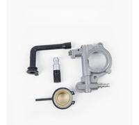 Moliuoly Pompe à huile avec kit de roue hélicoïdale pour tronçonneuse Stihl 024 026 M40 M60, pièce de rechange 1121-007-1043, avec filtre à huile et tuyau, matériau robuste