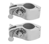 Moliuoly Pour Bimini Top ferrures pour charnière de tube de 22-25 mm avec double verrouillage pour support robuste pour accessoires de bateau camping-car pour caravane (25 mm)