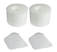 Moliuoly Préfiltre de rechange pour aspirateur Shark compatible avec IF130UKTH, IF200UK, IF200UKT, IF250UK, IF250UKT, IF260UKT, IR70 FLT9596, filtre en coton blanc, durable, facile à installer