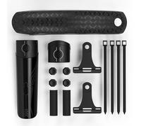 Moliuoly Quick Release Garde-boue pour VTT 26" 27.5" 29" Angle réglable Montage sans outil avec libération rapide Convient pour VTT et tout-terrain 36 x 7,3 cm