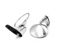 Moliuoly Rétroviseur extérieur rond pour voitures anciennes, en acier inoxydable, pièces de rechange, accessoires de voiture