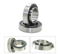 Moliuoly SRAM GXP Roulement de rechange pour pédalier MR22237-2RS et MR2437H8-2RS Joint métallique 22,2 x 37 x 11,5 mm et 24 x 37 x 8 mm pour vélo de route VTT Entretien à faible friction Durable