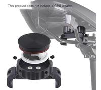 Moliuoly Support caché pour traceur GPS pour vélo et scooter électrique, montage en alliage d'aluminium, boîtier antivol pour étiquettes jusqu'à 32 mm de diamètre, noir