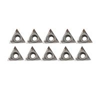 Moliuoly TCGT110202-AK TCGT21.50.5 Lot de 10 inserts rotatifs en carbure pour aluminium