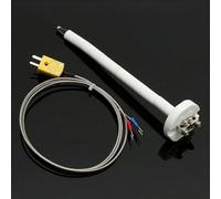 Moliuoly Thermocouple type K, ensemble de sonde de four en céramique, 1 m de fil de capteur, régulateur de température -50-1300 °C / -58-2372 °F