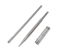 Moliuoly Tige d'extension à double rainure de 26 cm avec adaptateur à dégagement rapide pour marteau perforateur et foret à maçonnerie - Accessoires pour outils électriques