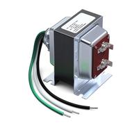 Moliuoly Transformateur de sonnette 16 V 30 VA protégé avec protection contre les surtensions, les surcharges et les courts-circuits, boîtier en métal, compatible avec anneau et la plupart des marques