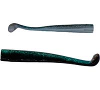 MOLIX Jugulo Soft Shad, queue de rechange, 14cm, Green Mackerel, JSS55-132