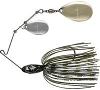 MOLIX Muscle Ant Spinnerbait 1/2 oz Double Indiana, Wire Bait, Green Pumpkin Flash, MO-MA12DI-302