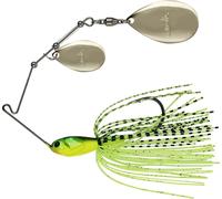 MOLIX Muscle Ant Spinnerbait 1/2 oz Double Indiana, Wire Bait, Paris Chartreuse, MO-MA12DI-602