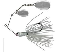 MOLIX Muscle Ant Spinnerbait 1/2 oz Double Indiana, Wire Bait, Special White, MO-MA12DI-07