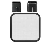 Moljaus Grille antiprojections pour friteuse à air 22×21,5 cm - Compatible avec Cosori Dual Blaze 6,4 L et Cosori Turboblaze 6L- Filtre en Acier Inoxydable avec Bord en Silicone et aimants intégrés