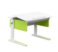 Moll Champion Compact Bureau pour enfant réglable en hauteur, évolutif et ergonomique, avec plateau inclinable divisé et coins arrondis, idéal pour les écoliers, fabriqué en Allemagne