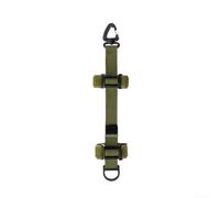 Molle Sangle externe pour sac à dos avec fixation à trois points et boucle réglable pour bouteilles d'eau, bâtons de randonnée et petits accessoires (vert)