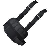 MOLLE Universal Tactical Bag with Adjustable Belt and Thigh Straps for Walkie Talkie,Gun,Magazine and Other MOLLE System Accessories,Black /