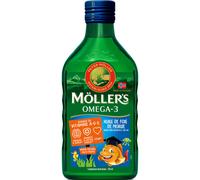 Moller's Oméga-3 Huile De Foie De Morue Liquide Arome Multi Fruit 250ml