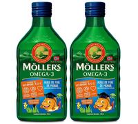 Moller's Oméga 3 Huile de Foie Morue Fluide 2x250 ml