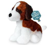 Mollis Doudou Chien en Peluche, 30 cm, pour Enfants et bébés, Bernard