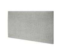 MOLLIS Panneau Rembourré, Panneau Mural Rectangulaire et Décoratif, comme Tête de Lit ou Protection Contre Les Chocs, Réduit Le Bruit et Améliore L'acoustique, en Mousse, 60 x 30 cm, Argenté