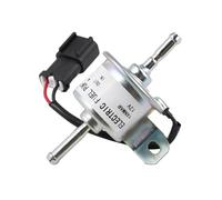 Molloparts AM876266 Pompe à carburant 12 V AM876207 avec prise noire compatible avec John Deere 2020 2030 2520 2720 3005 3120 3203 3320 3520 3720 4005 4105 3032E Compatible avec Yanmar 2TN. V70 2V750