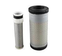 Molloparts Ensemble de filtres à air TC020-16320 T0270-16320 T0270-93220 T027093220 compatible avec moteur Kubota D1105 D1105-E3-UV V1505E2BH10 pour excavatrice RTV1140CPX KX71-. 3 KX91-3