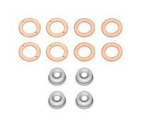 Molloparts Kit de joint d'injecteur 19077-53650 - 3 cylindres - 1907753650 - Compatible avec moteur Kubota D1703ME D1803ME D662 D722 D782 D1005 D1105 D1305 D1403E D1403E ME D1500 3E D1503TME D1703E