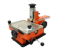 Molloparts Machine semi-automatique d'estampage d'étiquettes en métal pour plaque en métal/plaque d'identification de chien (roue de caractères de 3 mm)