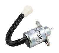 Molloparts Solénoïde d'arrêt 12 V 6281-910-011-00 SK-1043-58 compatible avec Iseki E3CD E3CE E3CF SF310 SF370 SZ330 Compatible avec tracteur compact Massey Ferguson 1547 1552 1560 1648 1652 1655