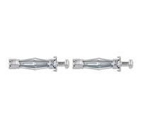 Molly - 10 Chevilles ∅13mm x 82 mm Métalliques à Expansion avec Vis, Diamètre vis ∅6 mm/Longueur vis 82 mm, Gris - M18206-XJ (Lot de 2)