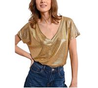 MOLLY BRACKEN - T-shirt irisé - doré - L - Dorée - Tee-shirts et polos Femme L