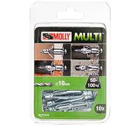 m101010-xj 10x 60mm 50-100kg multi-metal de fixation lot de 10