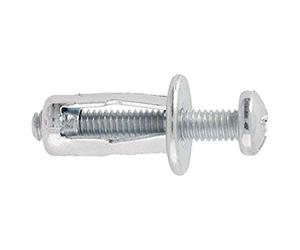 Molly M10110-XJ Fixations spéciales pour Parois minces 4 mm, Gris, Set de 10 pièces