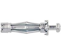 Molly M11106-XJ Chevilles métalliques à expansion avec Vis m5, Gris, Set de 10 pièces