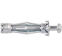 Molly M14115-XJ Chevilles métalliques à expansion avec Vis m4, Gris, Set de 25 pièces