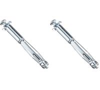 Molly M14306-XJ Chevilles métalliques à expansion avec vis M4 Ø 8 x 67 mm, Gris, Set de 10 Pièces (Lot de 2)